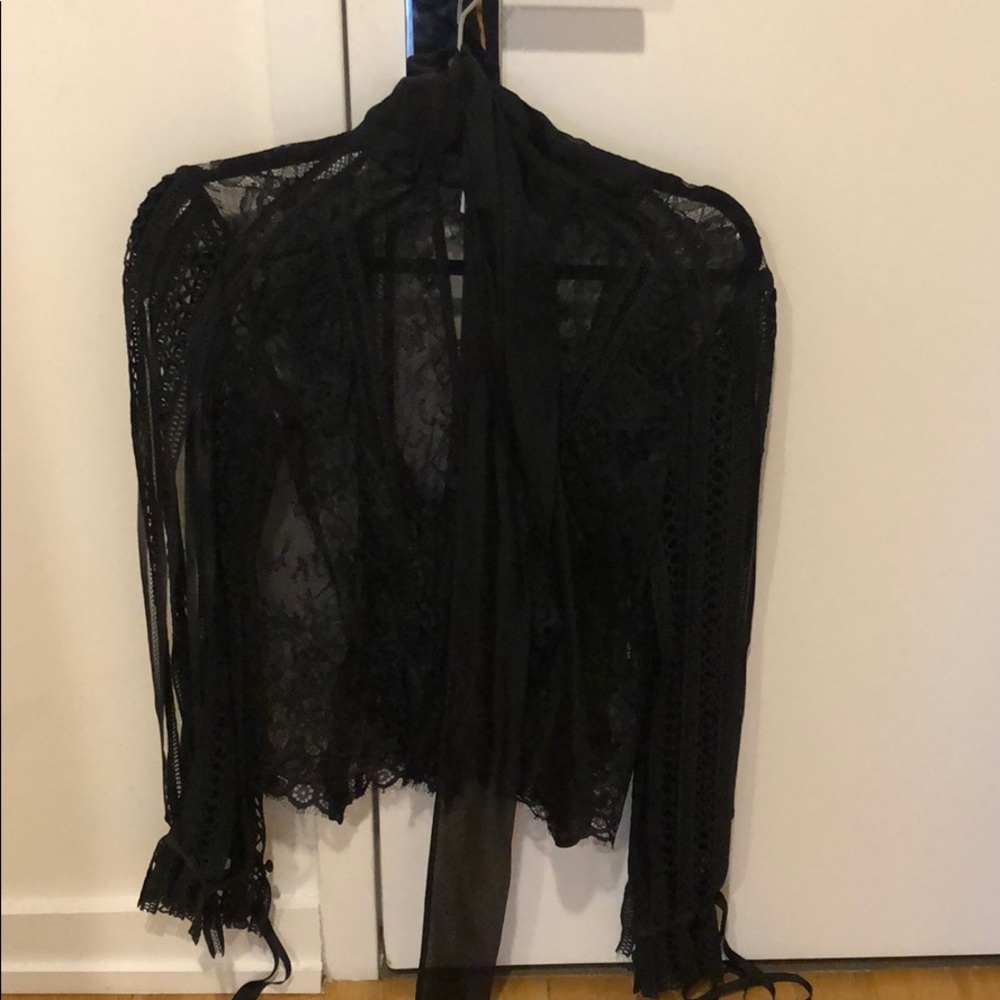 Self portrait lace top